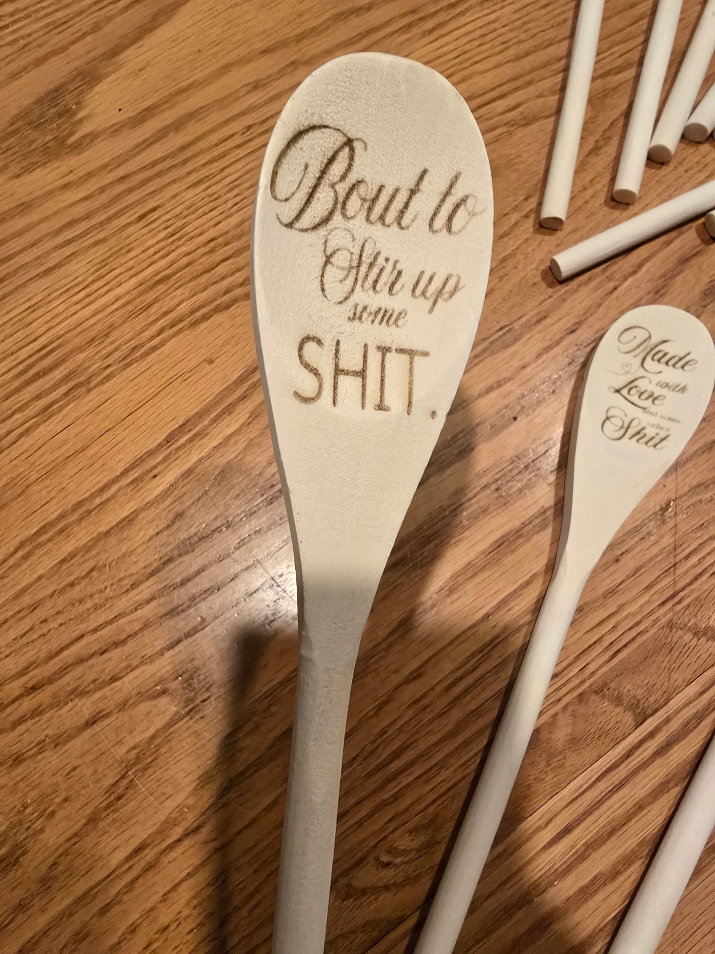 Engraved Wooden Spoon - Snarky