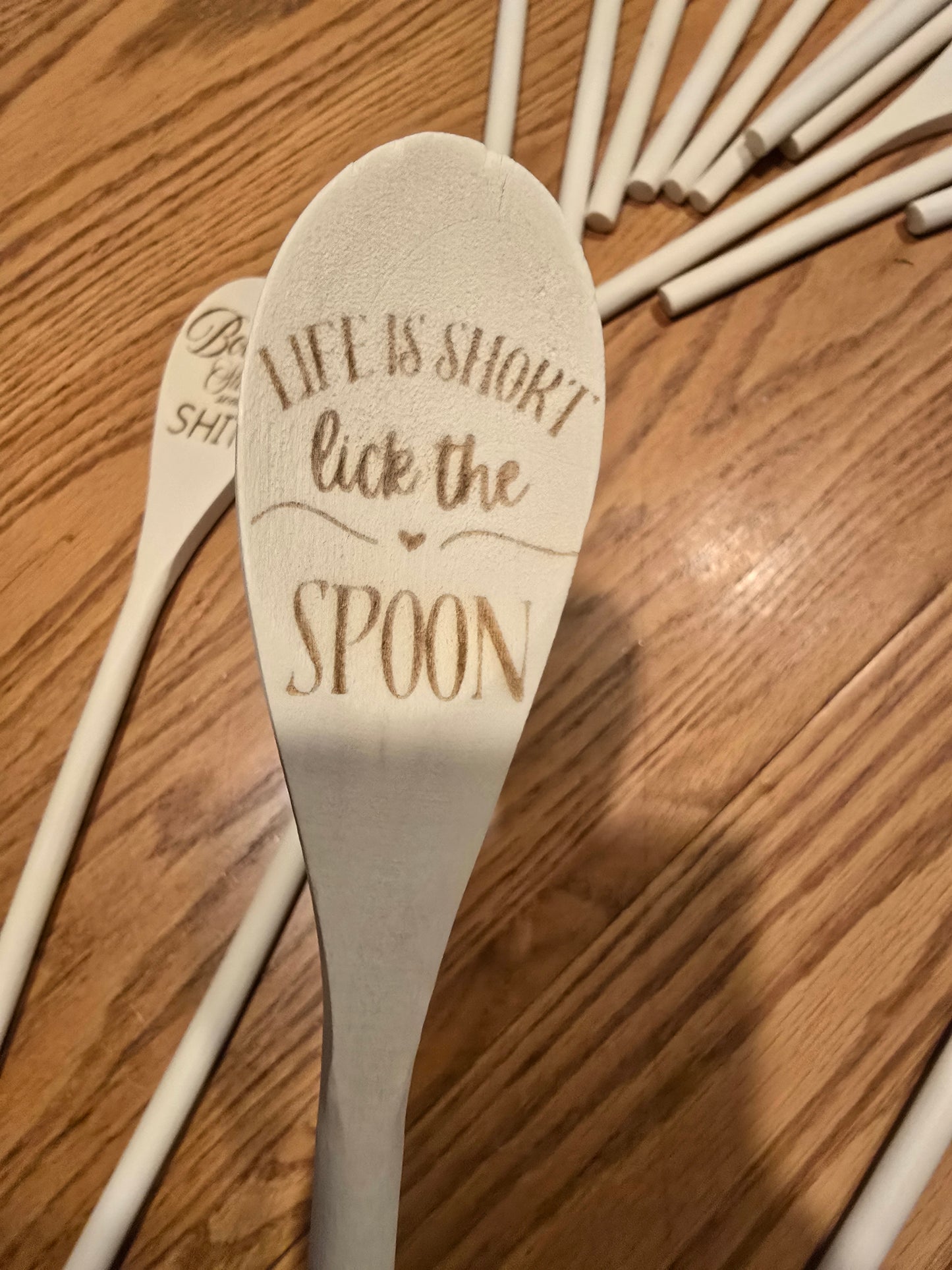 Engraved Wooden Spoon - Snarky