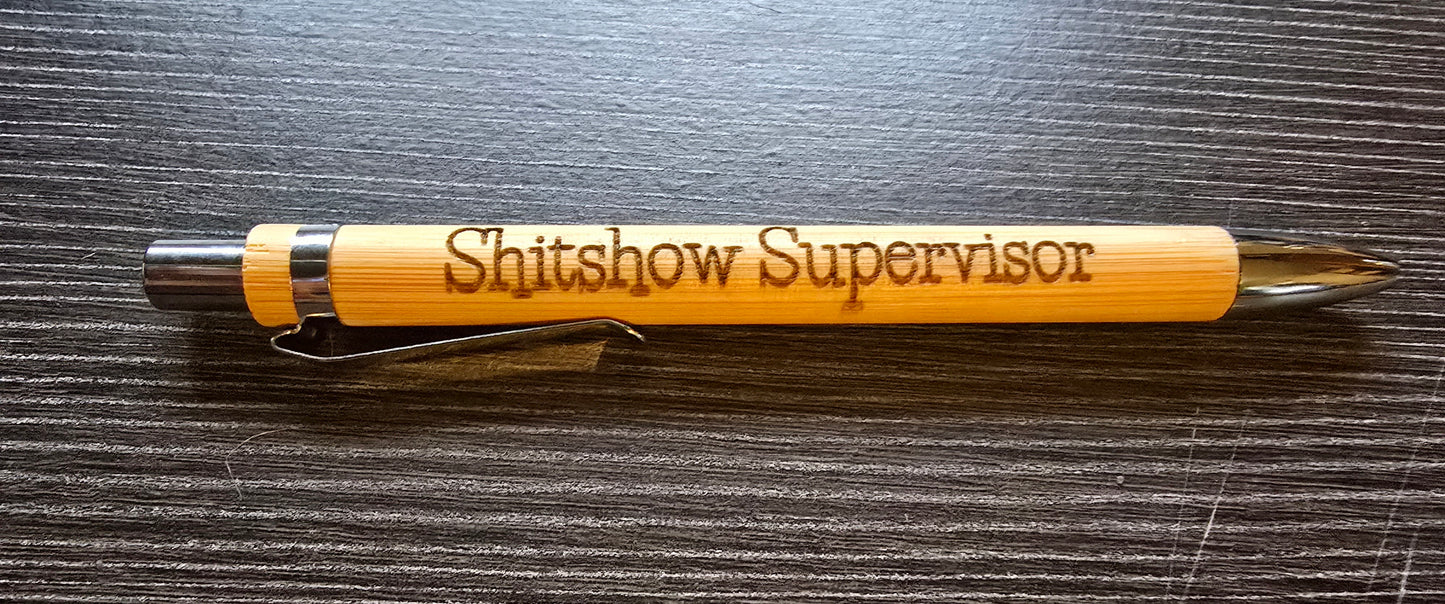 Laser Engraved Wood Pen